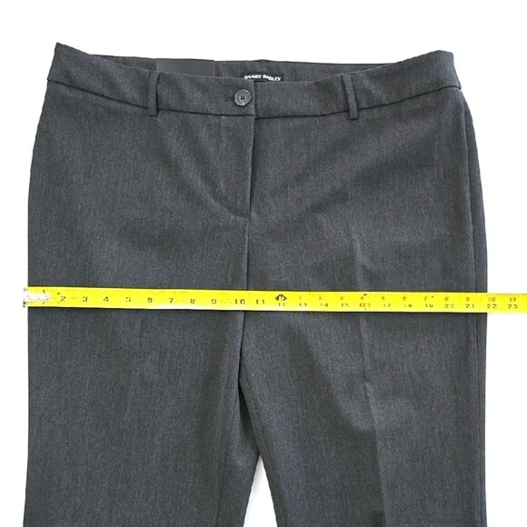 NWT Hilary Radley Women's Charcoal Grey Dress Straight Pants Stretch Size 16 - Picture 14 of 16